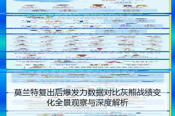 莫兰特复出后爆发力数据对比灰熊战绩变化全景观察与深度解析