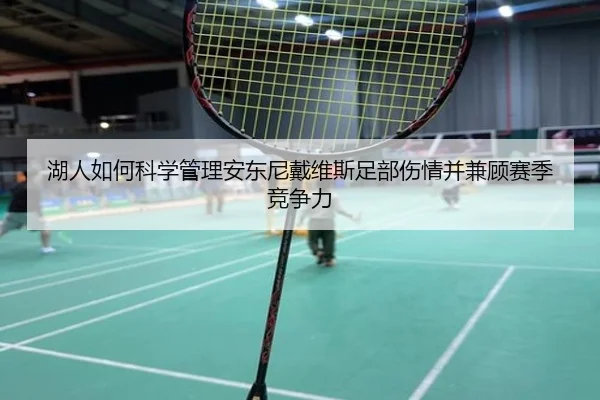 湖人如何科学管理安东尼戴维斯足部伤情并兼顾赛季竞争力