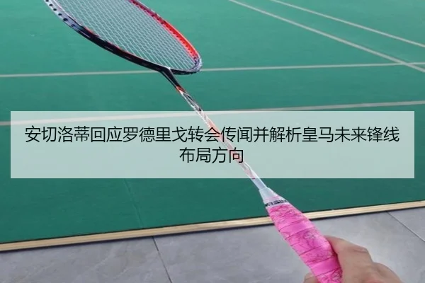安切洛蒂回应罗德里戈转会传闻并解析皇马未来锋线布局方向