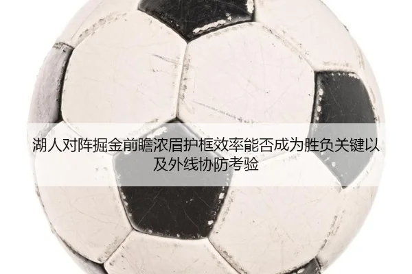 湖人对阵掘金前瞻浓眉护框效率能否成为胜负关键以及外线协防考验